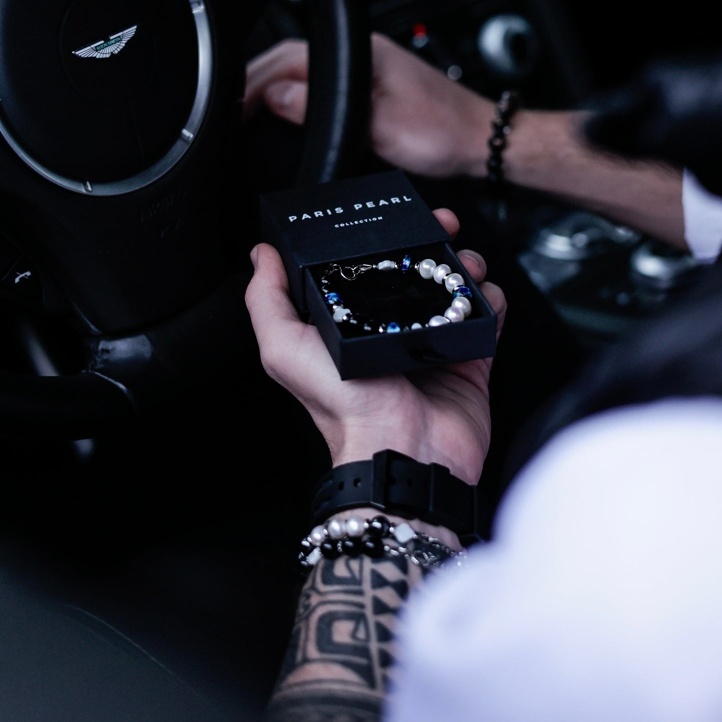 BRACELET LINE JOLIET SAPHIR HOTARU - Paris Pearl