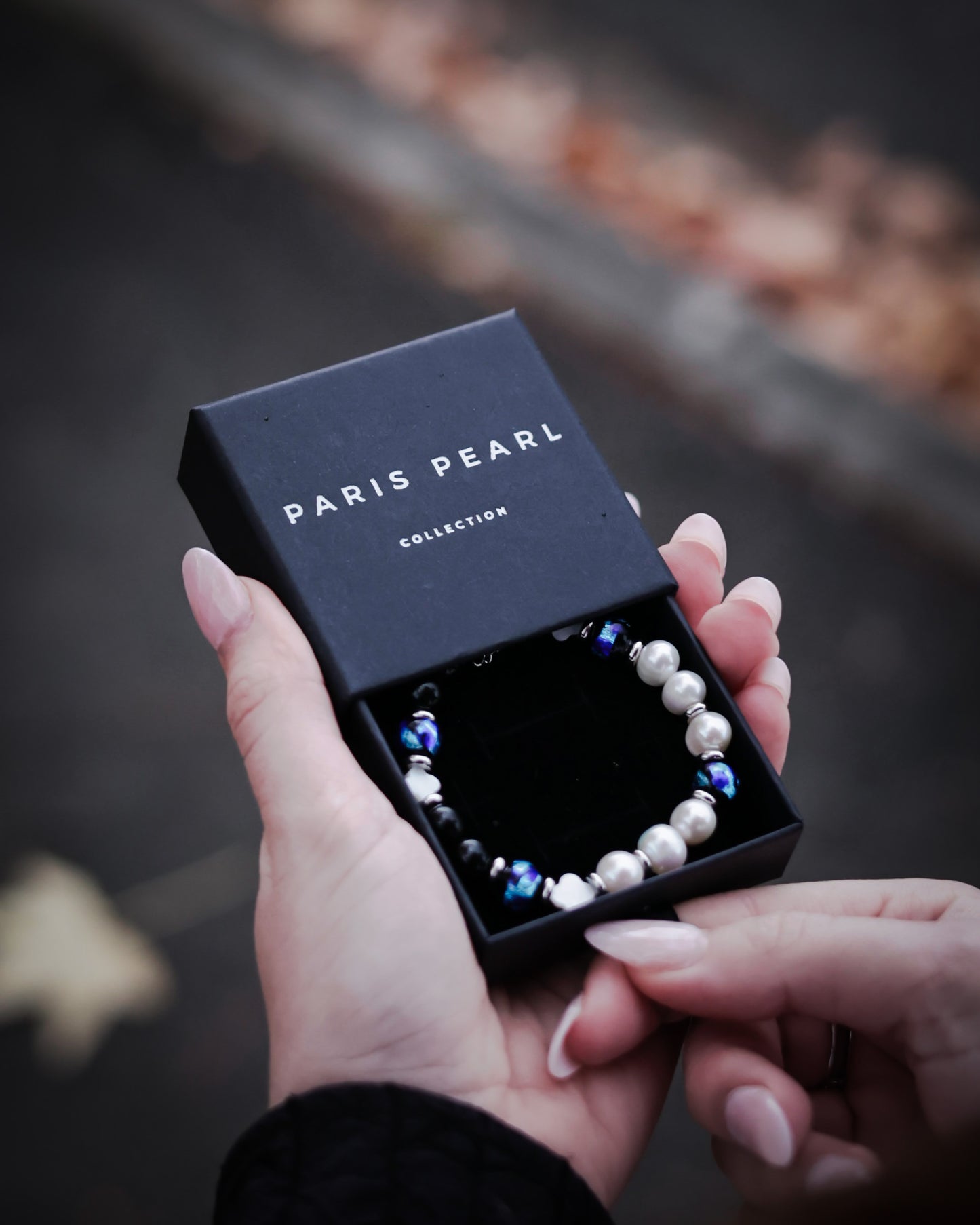 BRACELET LINE JOLIET SAPHIR HOTARU - Paris Pearl