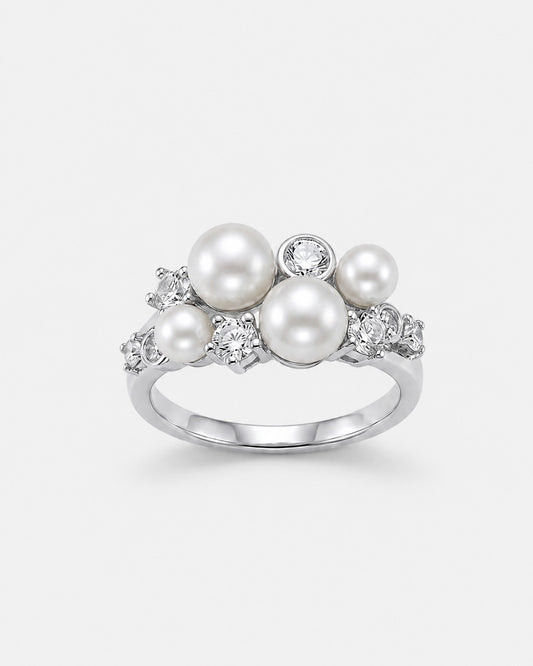 BAGUE CROWN PEARL