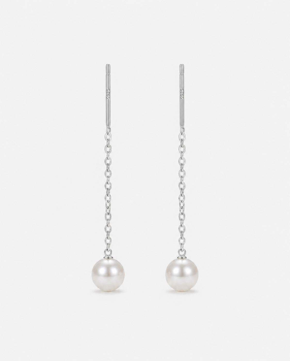BOUCLES CROWN PEARL DROP - BLANCHES