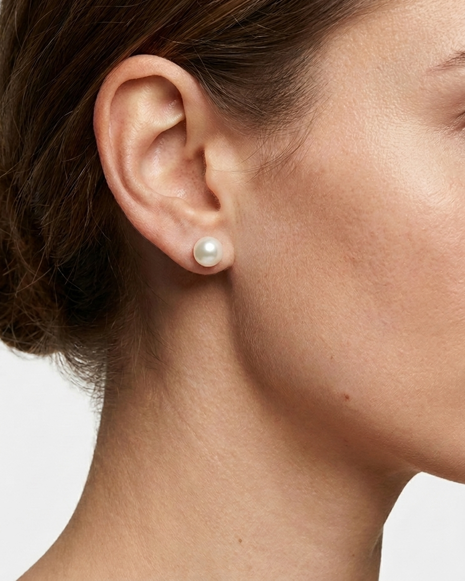 BOUCLES CROWN PEARL - BLANCHES
