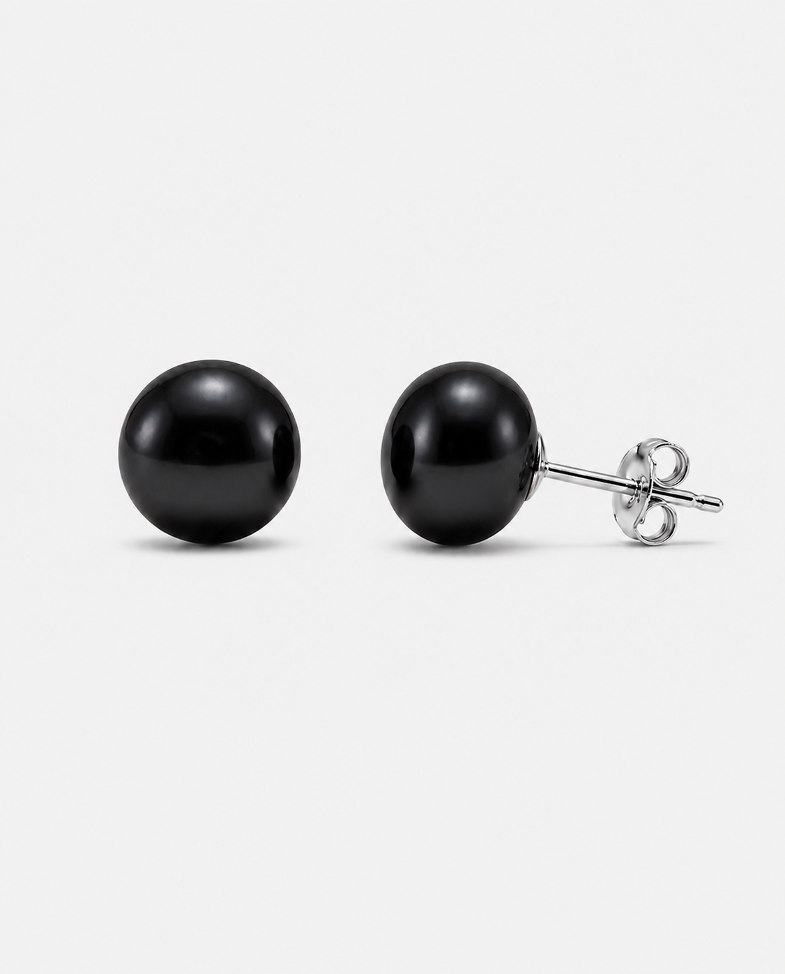 BOUCLES CROWN PEARL - NOIRES