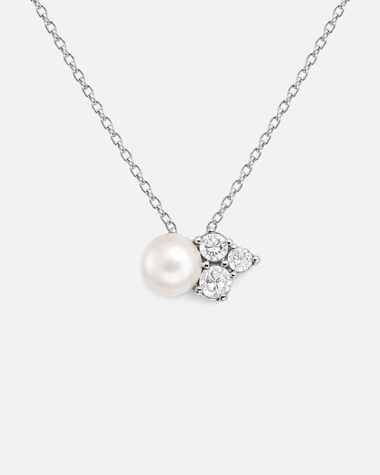 COLLIER CROWN PEARL